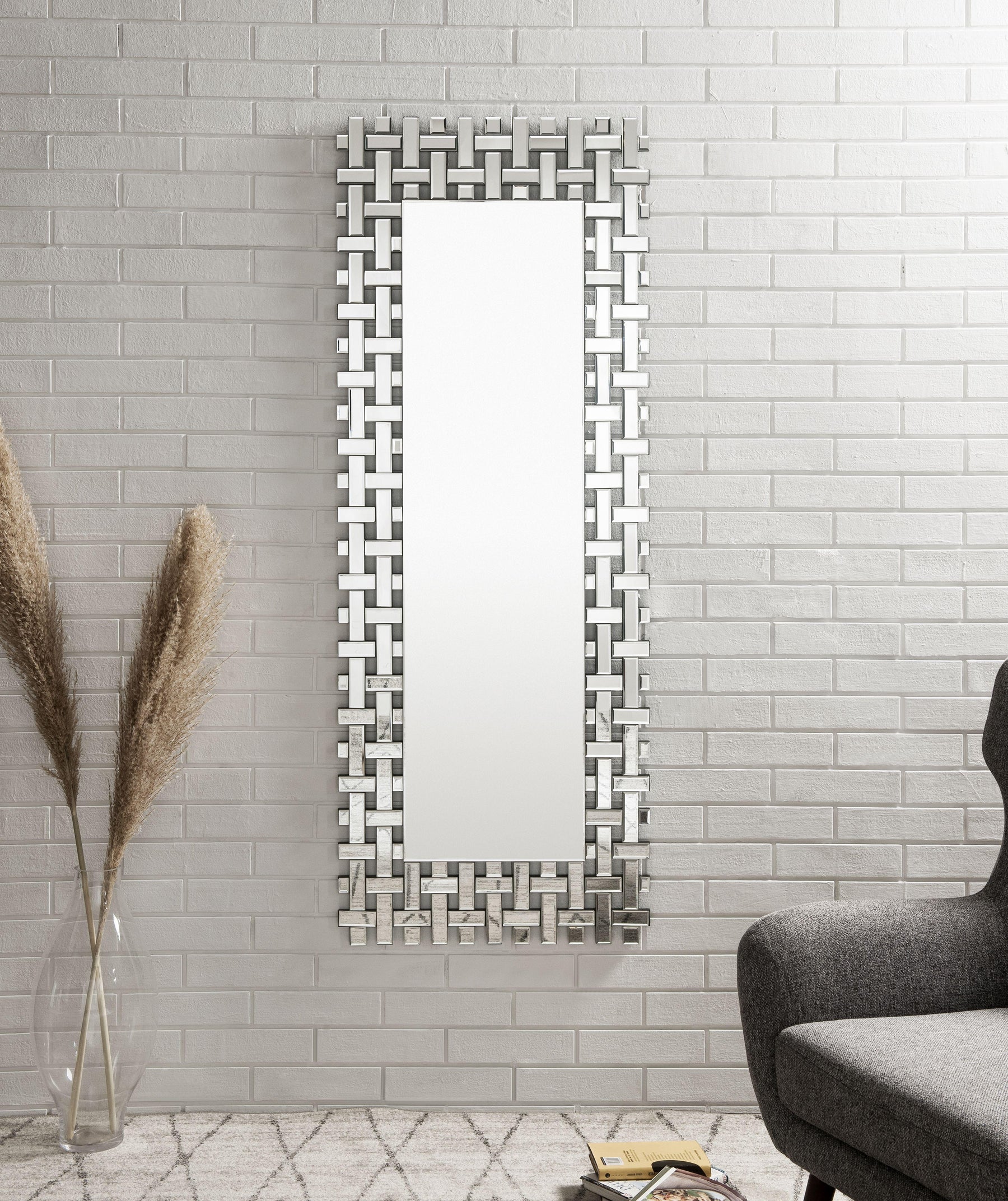 Yanko Mirrored Wall Decor Half Price Furniture