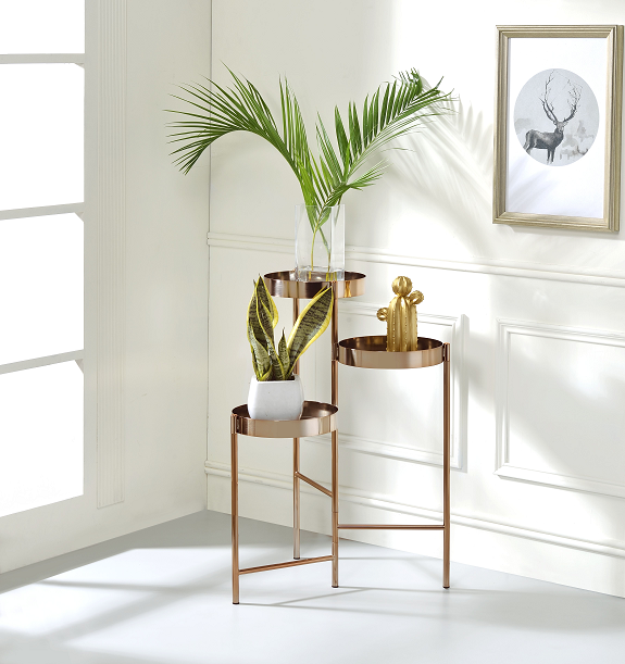 Namid Gold Plant Stand  Half Price Furniture