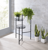 Namid Black Plant Stand Half Price Furniture