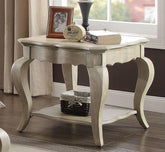 Acme Chelmsford End Table in Antique Taupe 86052 Half Price Furniture