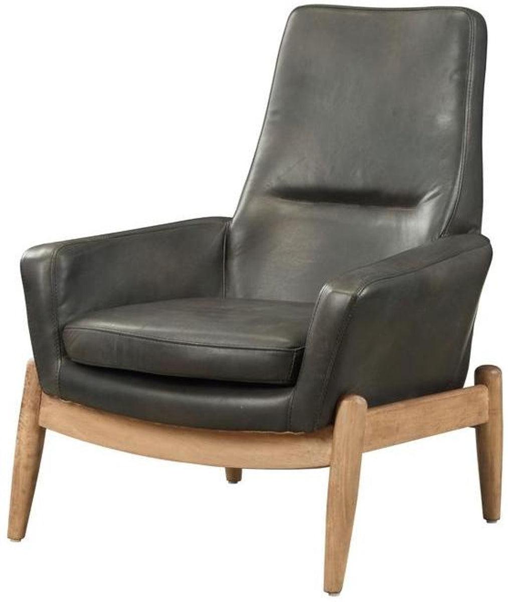 Acme Dolphin Accent Chair in Black 59533  Half Price Furniture