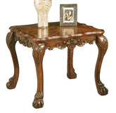 Acme Dresden Traditional End Table in Cherry Oak 12166 Half Price Furniture