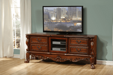 Acme Dresden TV Console in Cherry 91338 Half Price Furniture