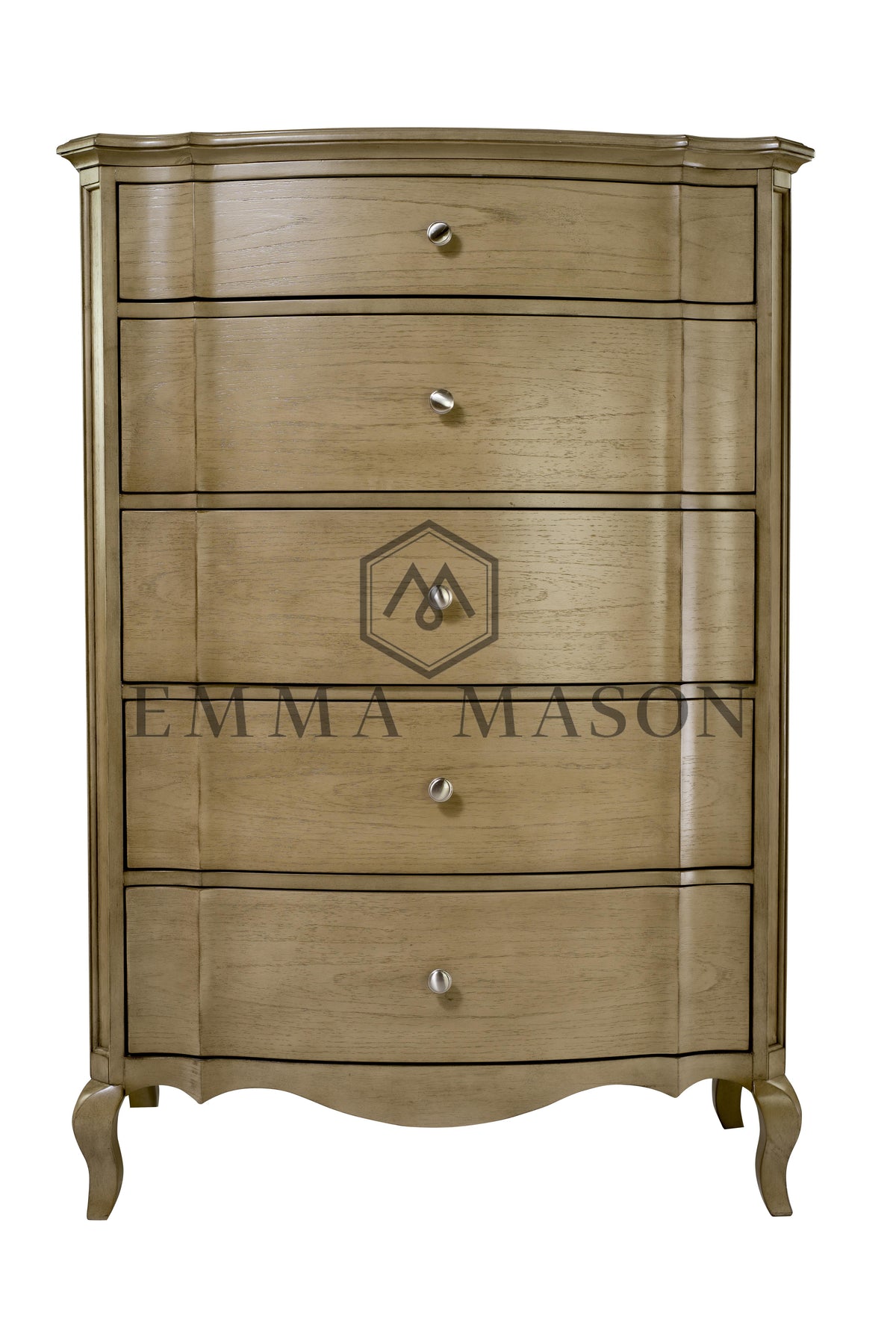 Acme Chelmsford 5-Drawer Chest in Antique Taupe 26056  Half Price Furniture