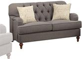 Acme Furniture Alianza Loveseat in Dark Gray 53691 Half Price Furniture