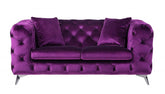 Acme Furniture Atronia Loveseat in Purple 54906 Half Price Furniture