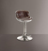 Acme Furniture Brancaster Adjustable Armless Swivel Stool in Vintage Brown (Set of 2) 96556  Half Price Furniture
