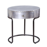 Acme Furniture Brancaster End Table in Aluminum 84882 Half Price Furniture