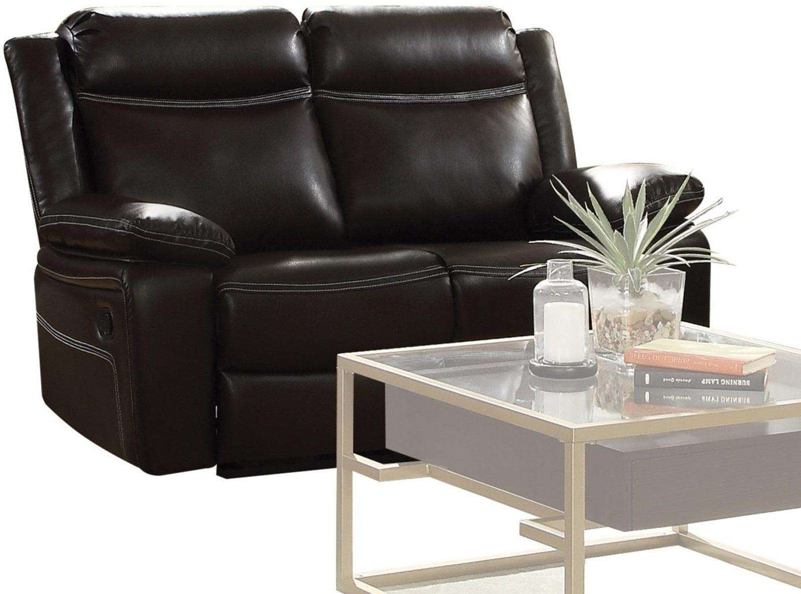 Acme Furniture Corra Motion Loveseat in Espresso 52051 Half Price Furniture