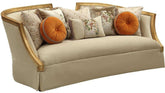 Acme Furniture Daesha Sofa in Tan Flannel & Antique Gold 50835 Half Price Furniture