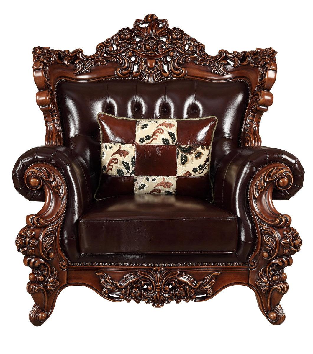 Acme Furniture Forsythia Chair in Espresso 53072  Half Price Furniture