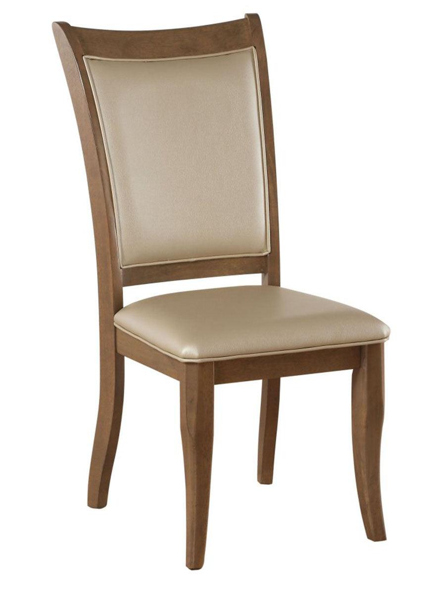 Acme Furniture Harald Side Chair in Beige and Gray (Set of 2) 71767  Half Price Furniture
