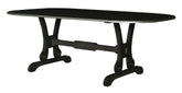 Acme Furniture House Beatrice Dining Table in Charcoal 68810 Half Price Furniture