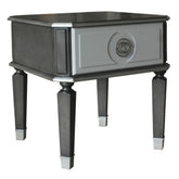 Acme Furniture House Beatrice End Table in Charcoal 88817  Half Price Furniture