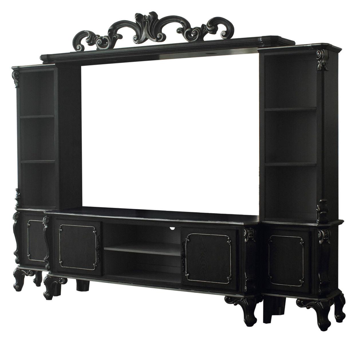 Acme Furniture House Delphine Entertainment Center in Charcoal 91985 Half Price Furniture