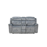 Acme Furniture Mariana Motion Loveseat in Silver Gray 55031 Half Price Furniture