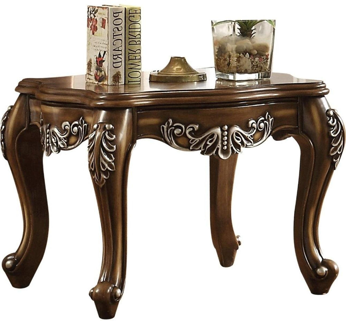 Acme Furniture Latisha End Table in Antique Oak 82117 Half Price Furniture