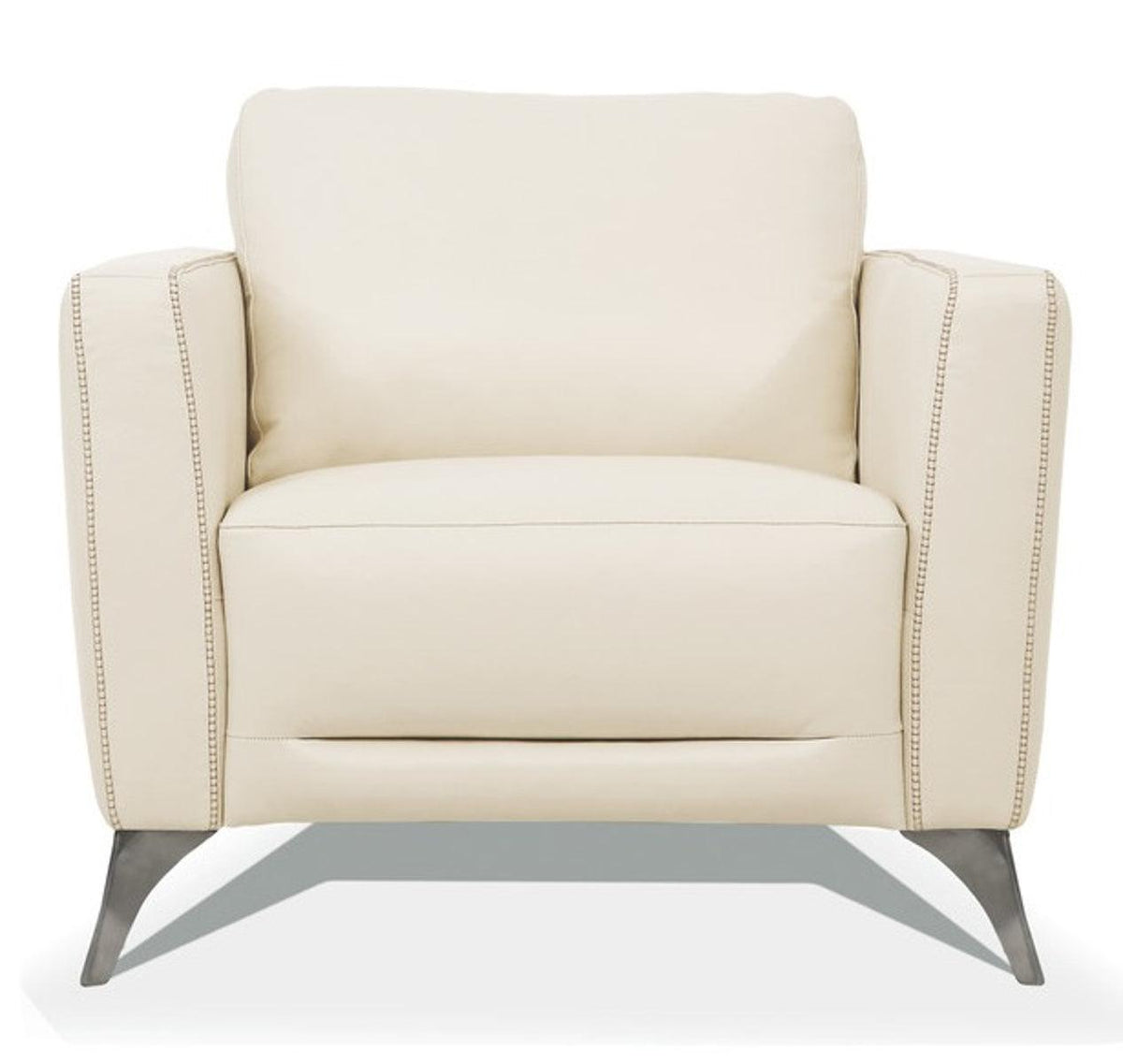 Acme Furniture Malaga Chair in Cream 55007  Half Price Furniture