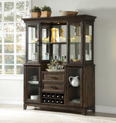 Jameson Espresso Hutch & Buffet Half Price Furniture