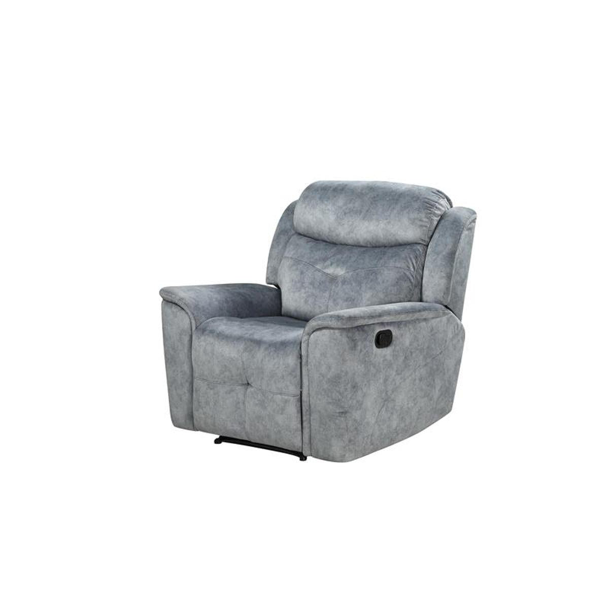 Acme Furniture Mariana Recliner in Silver Gray 55032  Half Price Furniture