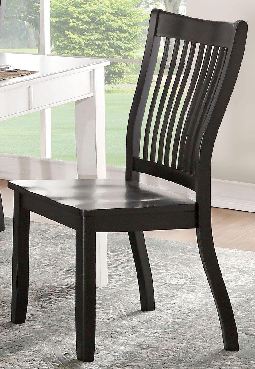 Acme Furniture Renske Side Chair in Black (Set of 2) 71852  Half Price Furniture