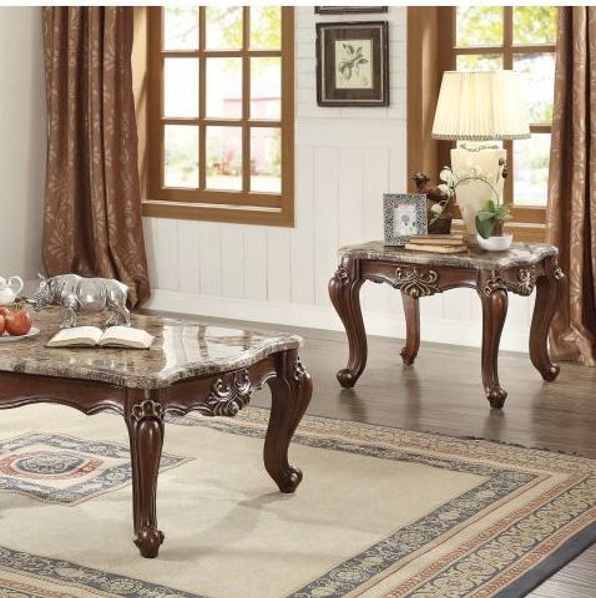 Acme Furniture Shalisa End Table in Walnut 81052 Half Price Furniture