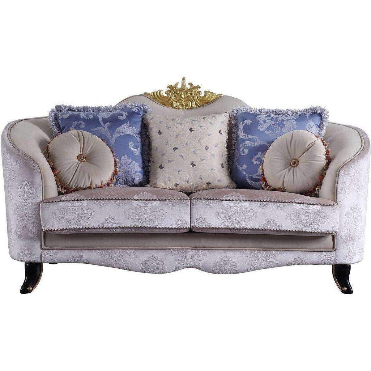 Acme Furniture Sheridan Loveseat in Cream 53946 Half Price Furniture