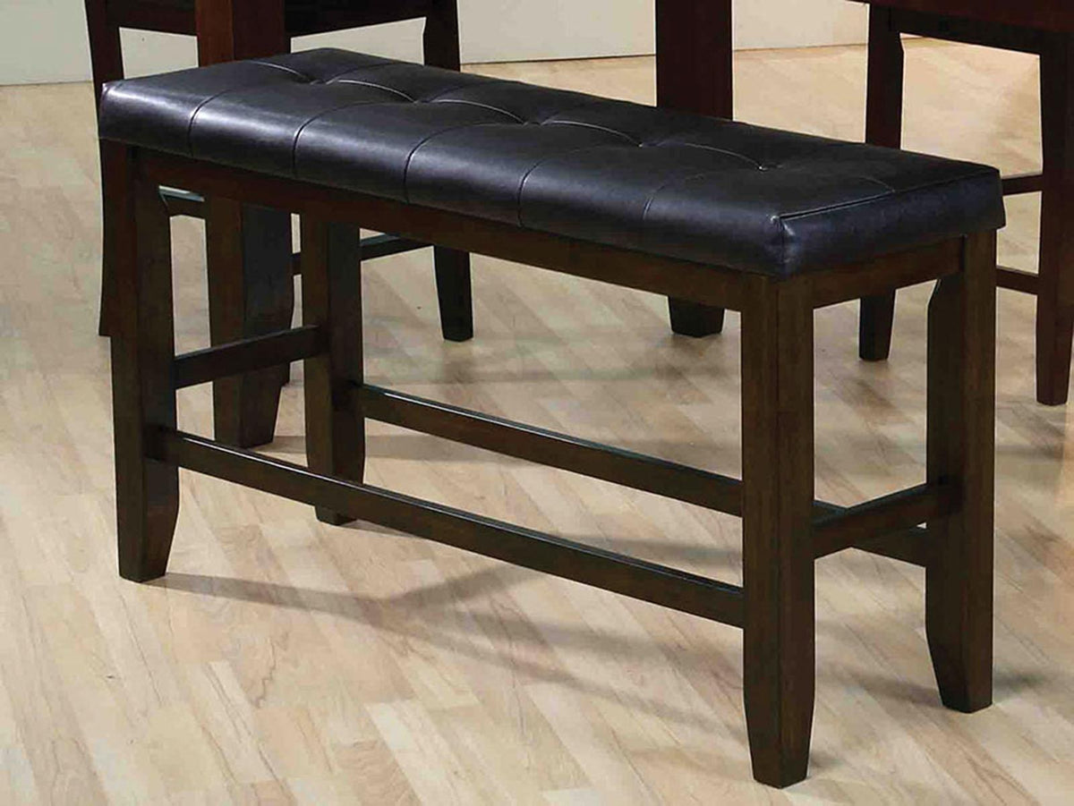 Acme Furniture Urbana Bench in Black and Espresso 74625 Half Price Furniture