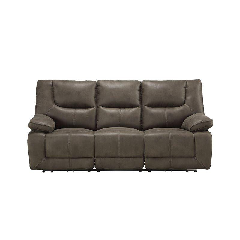 Acme Harumi Power Motion Sofa in Gray Leather-Aire 54895 Half Price Furniture