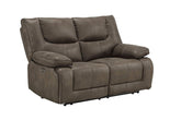 Acme Harumi Power Motion Loveseat in Gray Leather-Aire 54896  Half Price Furniture