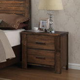 Acme Merrilee 2-Drawer Nightstand in Oak 21683  Half Price Furniture