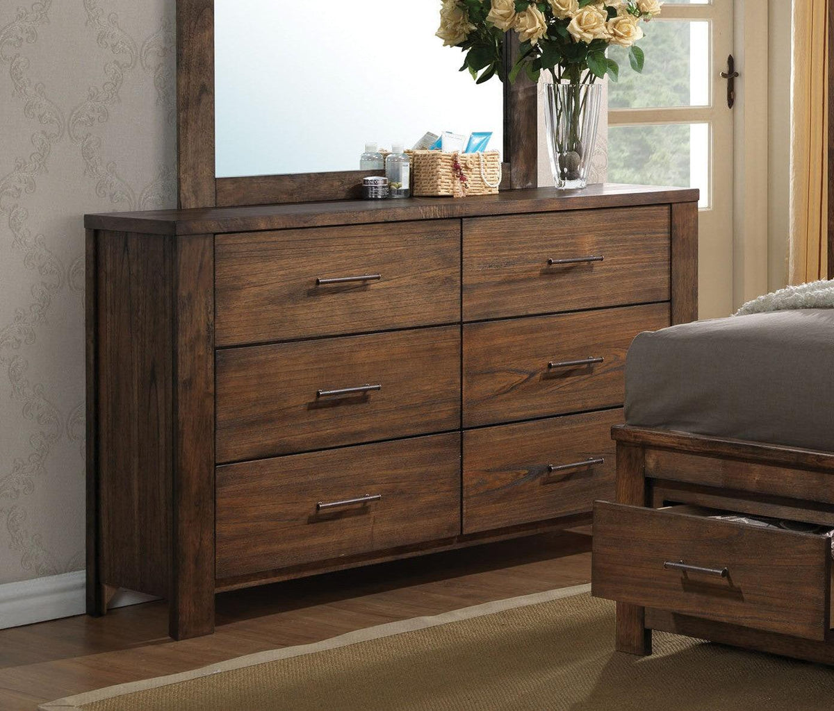 Acme Merrilee Drawer Dresser in Oak 21685  Half Price Furniture