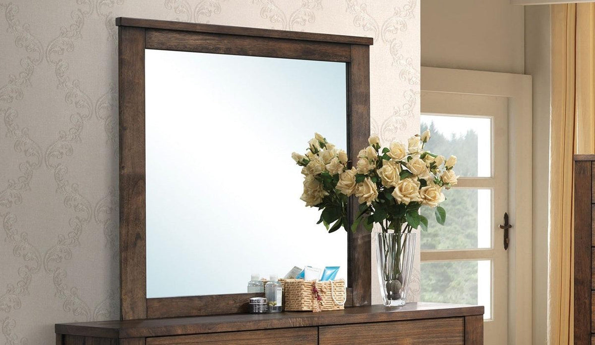 Acme Merrilee Landscape Mirror in Oak 21684  Half Price Furniture