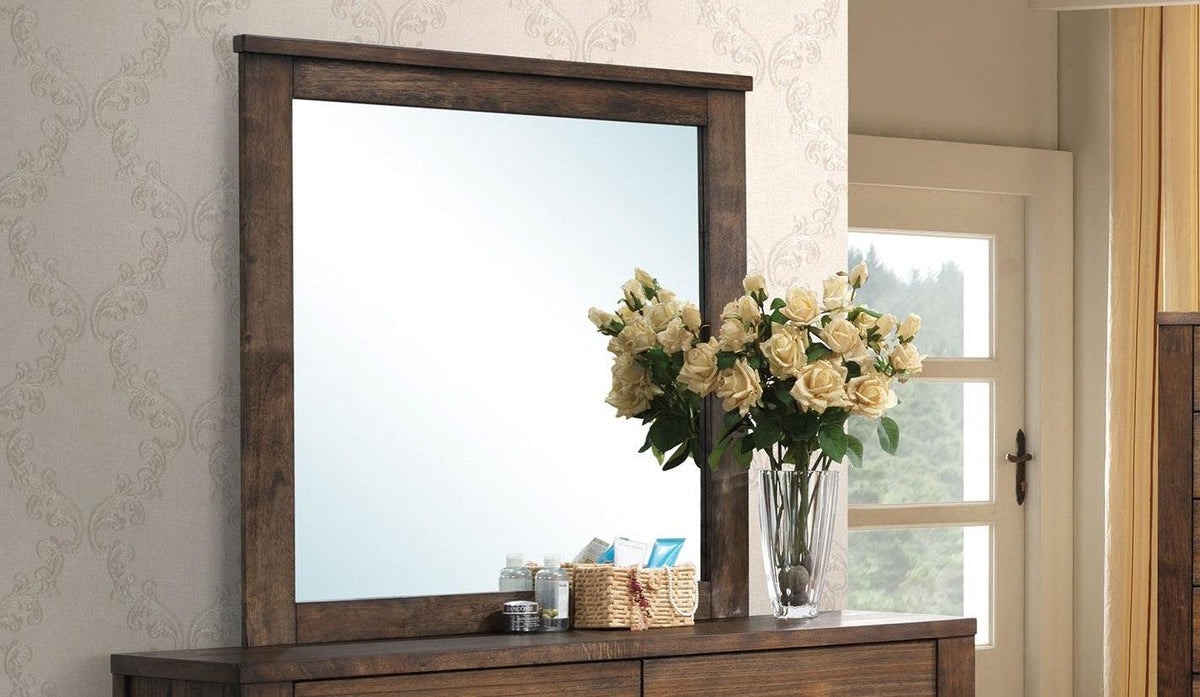 Acme Merrilee Landscape Mirror in Oak 21684 Half Price Furniture