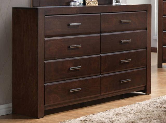 Acme Oberreit 8 Drawer Dresser in Walnut 25795  Half Price Furniture