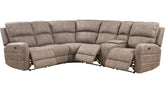 Acme Olwen Power Motion Sectional Sofa in Mocha Nubuck 54590  Half Price Furniture