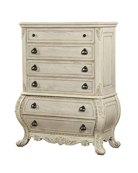 Acme Ragenardus Chest in Antique White 27016  Half Price Furniture