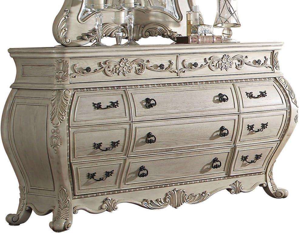 Acme Ragenardus Dresser in Antique White 27015 Half Price Furniture