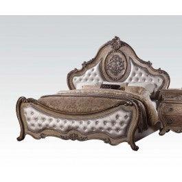 Acme Ragenardus Queen Bed in Vintage Oak 26310Q  Half Price Furniture
