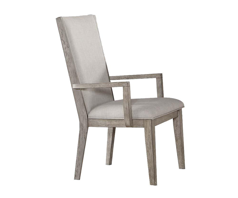 Acme Rocky Arm Chair in Gray Oak (Set of 2) 72863  Half Price Furniture