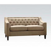 Acme Suzanne Loveseat in Beige Fabric 54011  Half Price Furniture