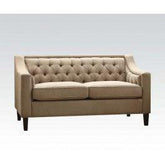 Acme Suzanne Loveseat in Beige Fabric 54011 Half Price Furniture