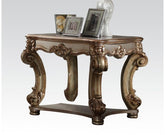 Acme Vendome End Table in Gold Patina 83001 Half Price Furniture