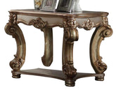 Acme Vendome End Table in Gold Patina 83121  Half Price Furniture