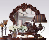 Acme Vendome Landscape Mirror with Intricate Details in Cherry 22004 Half Price Furniture