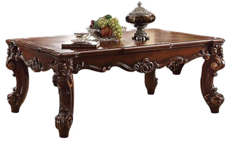 Acme Vendome Rectangular Coffee Table in Cherry 83130  Half Price Furniture