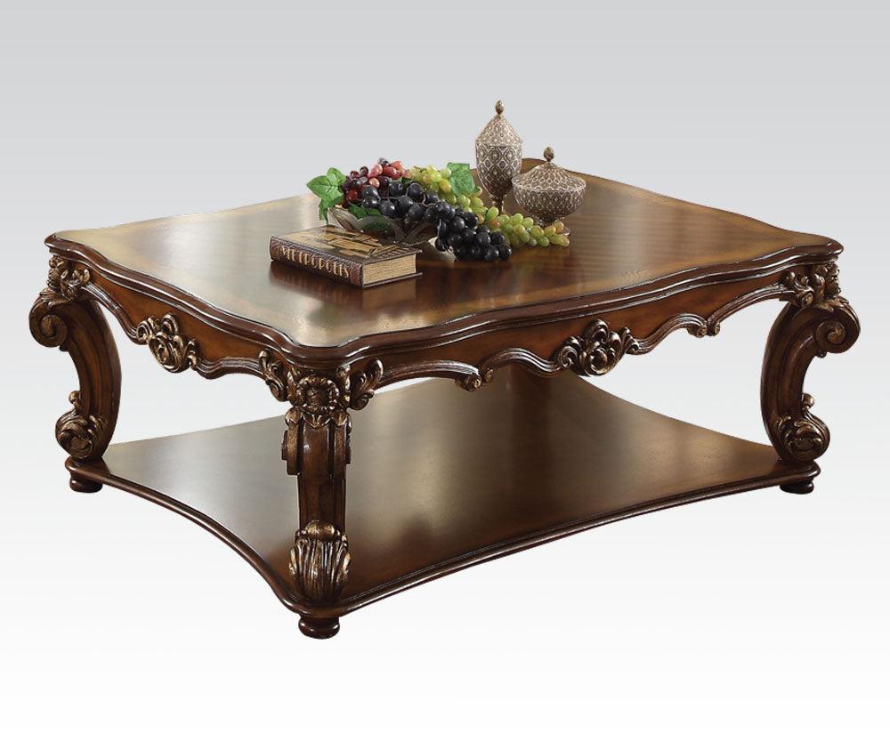 Acme Vendome Rectangular Coffee Table in Cherry 82000  Half Price Furniture