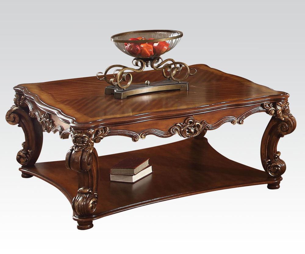 Acme Vendome Square Coffee Table in Cherry 82002 Half Price Furniture