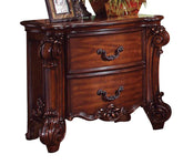 Acme Vendome Traditional Two Drawer Nightstand in Cherry 22003 CLOSEOUT  Half Price Furniture