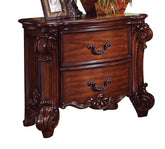 Acme Vendome Traditional Two Drawer Nightstand in Cherry 22003 CLOSEOUT Half Price Furniture